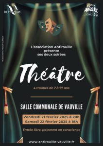 Stages theatre 2025 - représentations Flyer